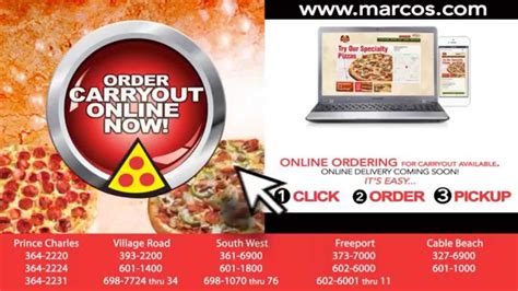 marcos online ordering pickup